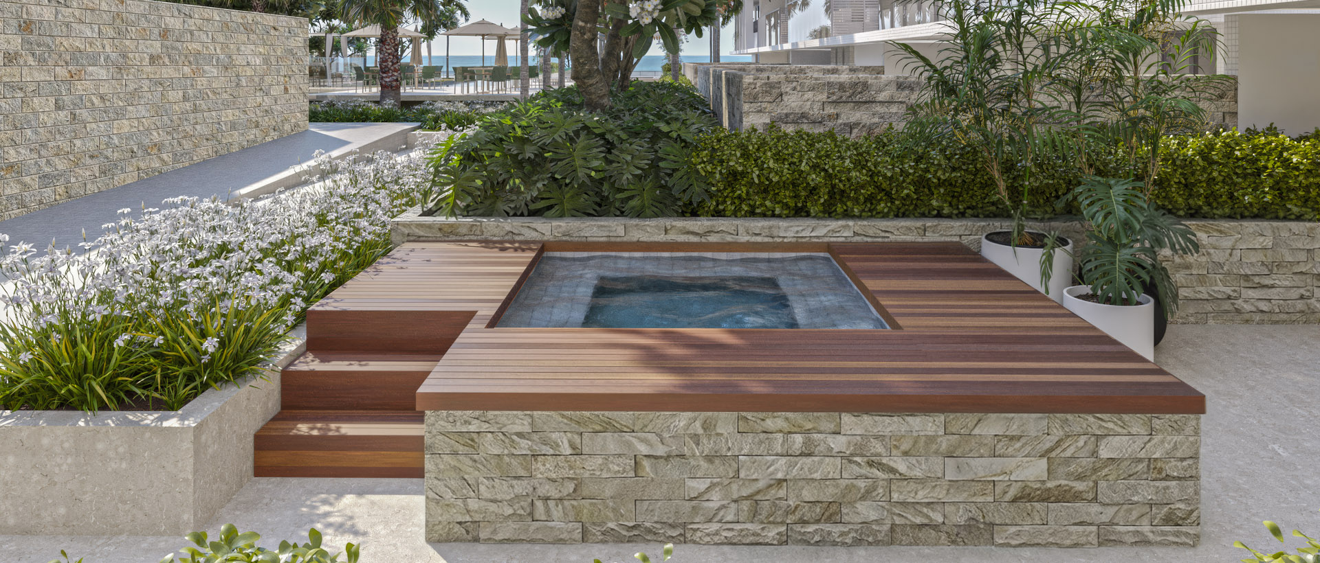 Espaço SPA para relaxamento